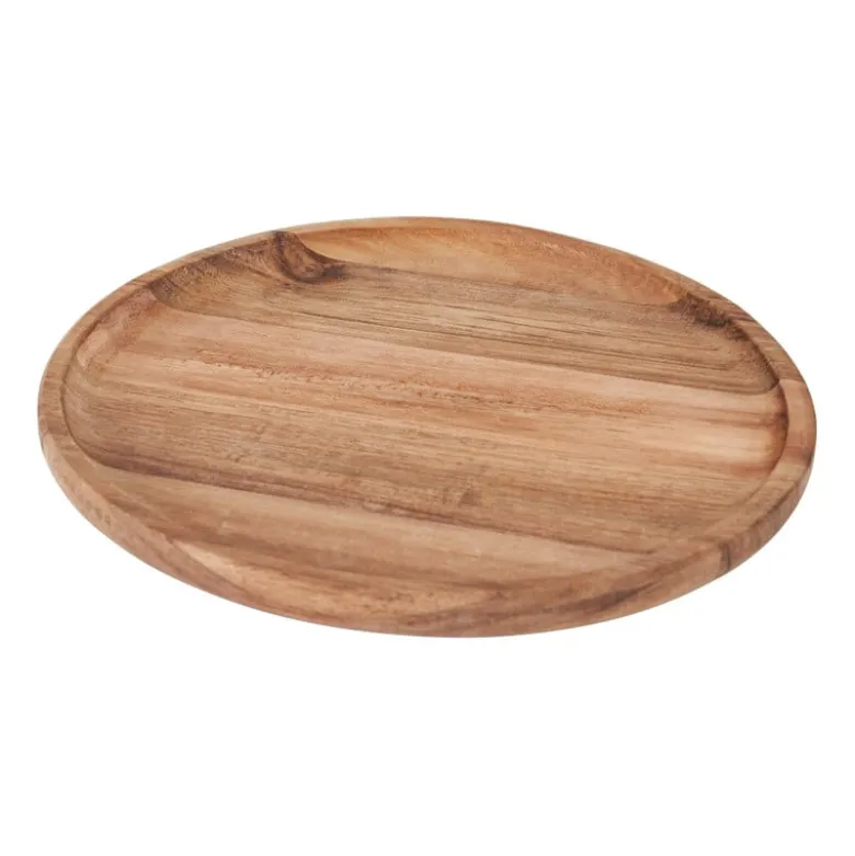 Acaciablad rond - ø22 cm