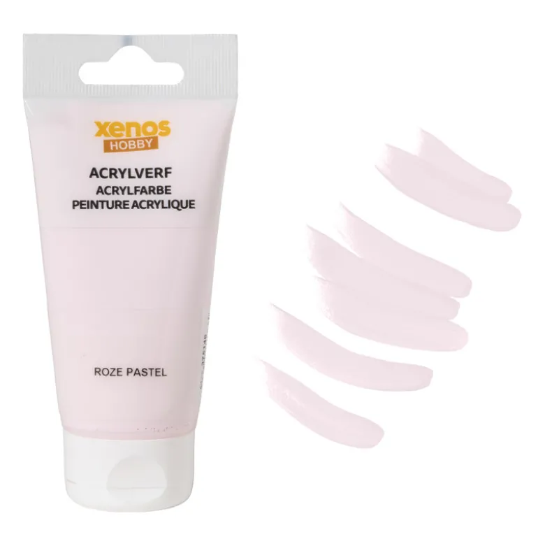 Acrylverf - pastel roze - 75 ml