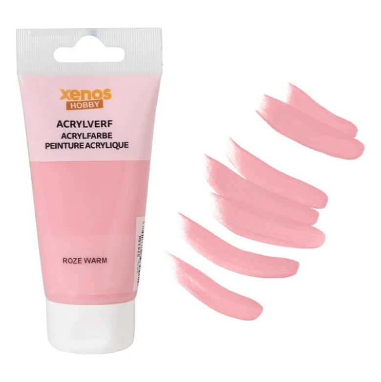 Acrylverf - roze warm - 75 ml
