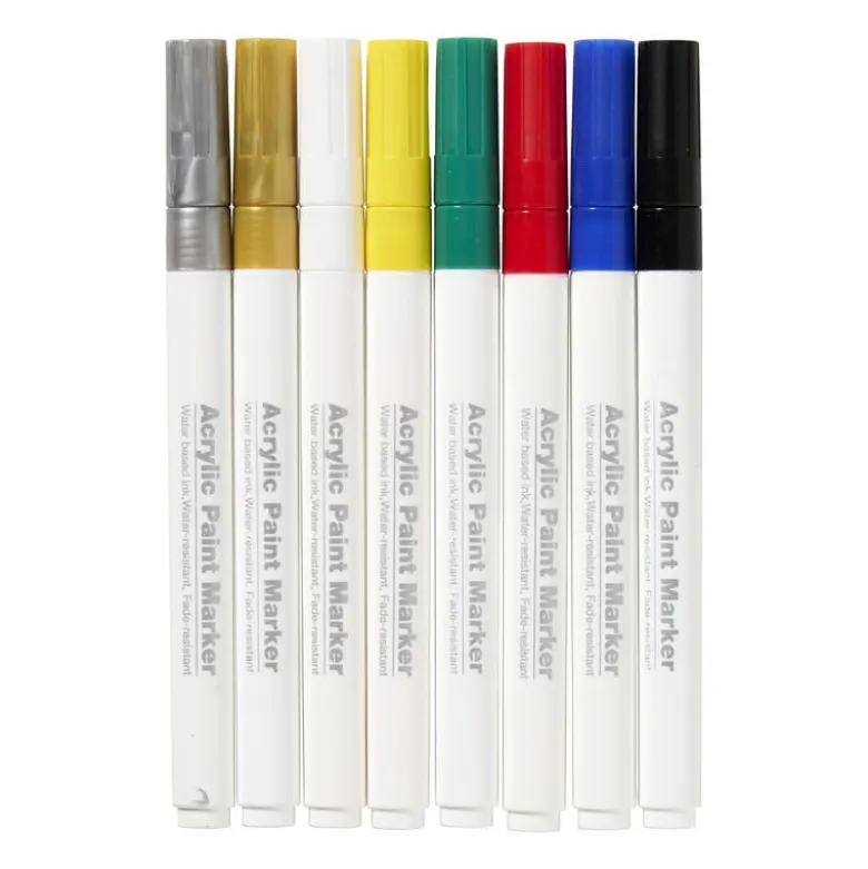 Acrylverf stiften - set van 8