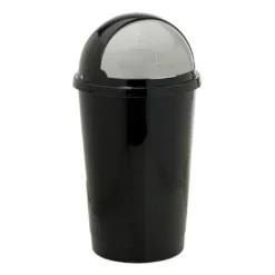Afvalton bullit - 50 liter - zwart