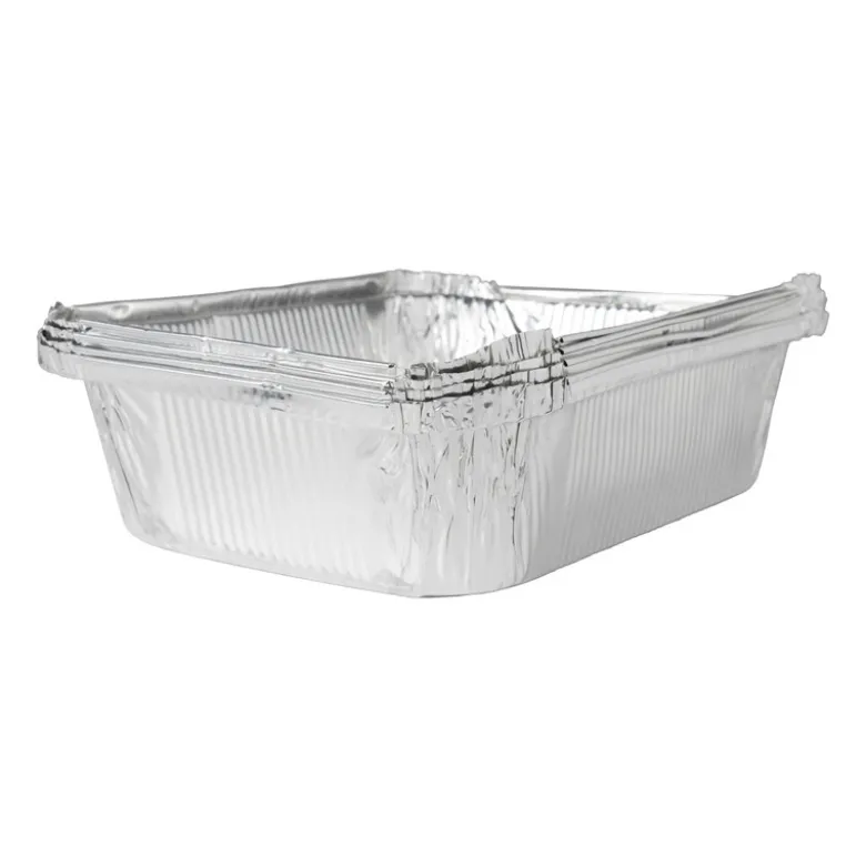 Aluminium tray - set van 4 - 6x26x19 cm