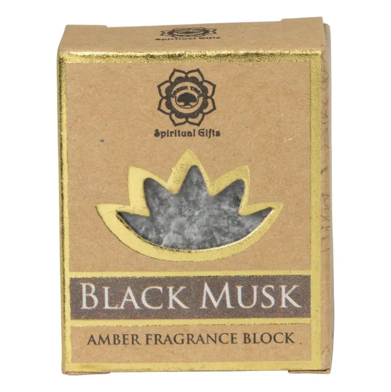 Amberblokje - black musk