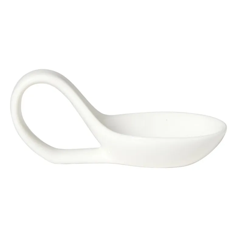 Amuselepel - wit - 5.2x10.9x4.6 cm
