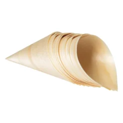 Amuse puntzakjes - hout - 20 stuks