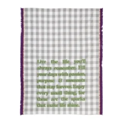 Anywhere plaid live the life - multikleur - 120x170 cm