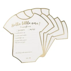 Babyshower invulkaarten - set van 10