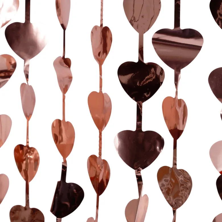 Backdrop slinger - rose goud - 180x200 cm