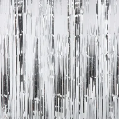 Backdrop - zilverkleurig - 180x200 cm