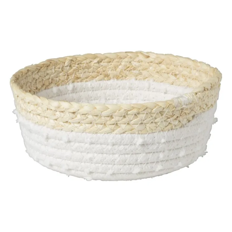 Badkamer mandjes jute - set van 3