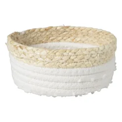 Badkamer mandjes jute - set van 3