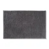 Badmat chenille - donkergrijs - 40x60 cm
