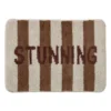 Badmat stunning - bruin - 50x70 cm