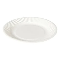 Bagasse bord - wit - ø18.5x2 cm