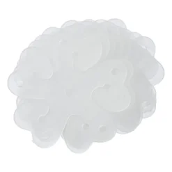 Ballon clip bloemvorm - set van 10 - ø8x1 cm