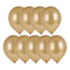 Ballonnen metallic - goud - set van 9