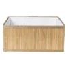 Bamboe mand open - 13x29x22 cm