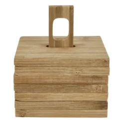 Bamboe onderzetters - set van 6