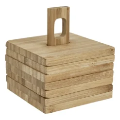 Bamboe onderzetters - set van 6