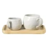 Bamboe tray klein - bruin - 1.8x21x14.5 cm