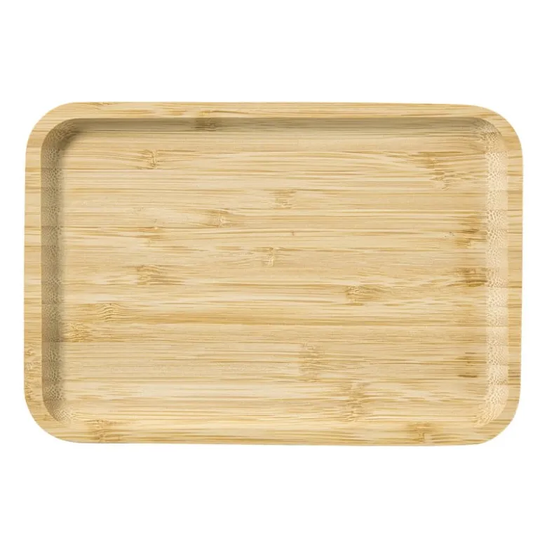 Bamboe tray klein - bruin - 1.8x21x14.5 cm