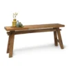 Bankje recycle Ubud - hout - 116 cm