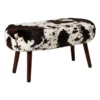 Bankje the cow - bruin/beige - 40x82x40 cm