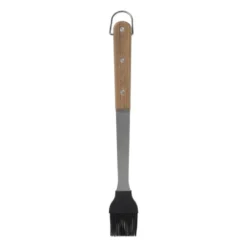 BBQ kwast - RVS, hout en siliconen - 31.5 cm