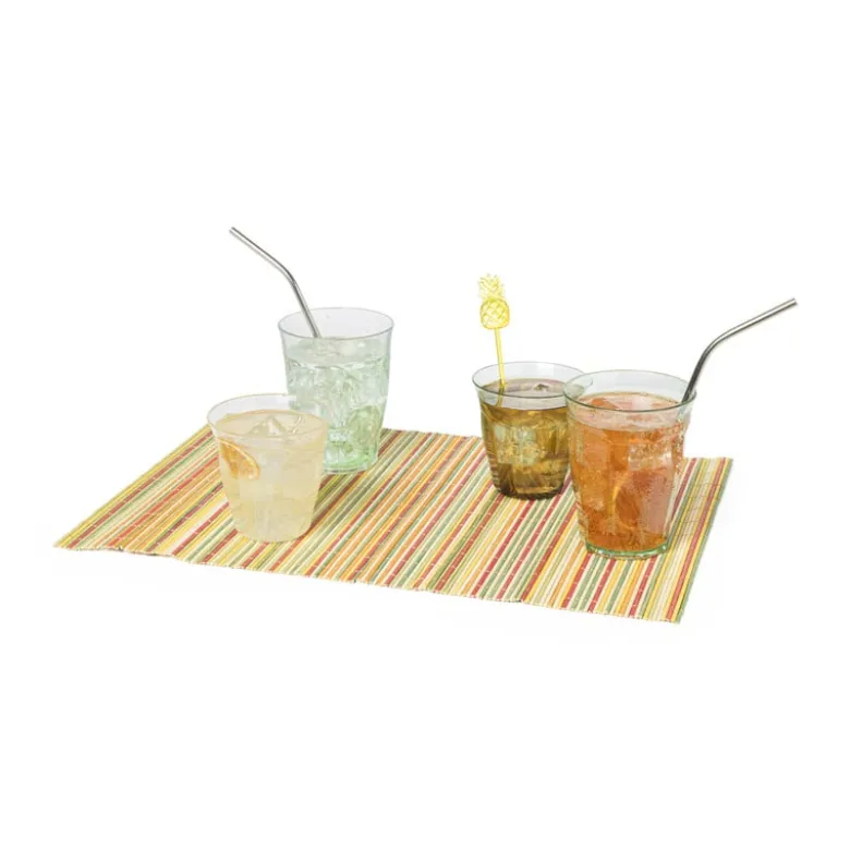 Beker met facetten - groen - 450 ml