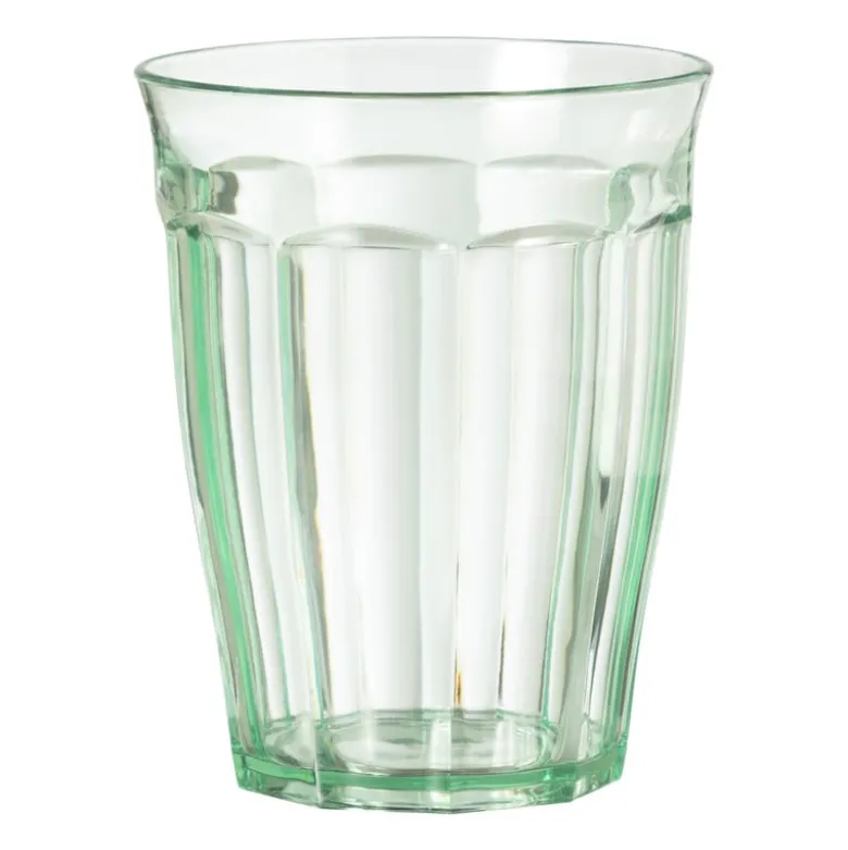 Beker met facetten - groen - 450 ml