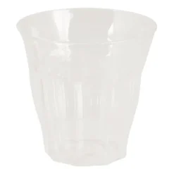 Beker met facetten - helder - 25 cl