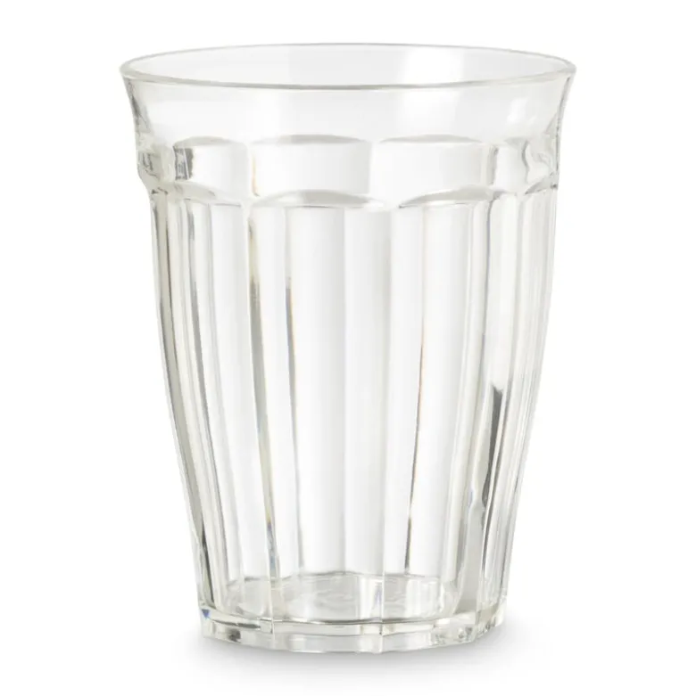 Beker met facetten - helder - 450 ml