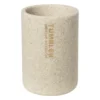 Beker sand - beige - ø8x11.5 cm