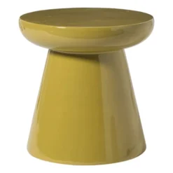Bijzettafel Calvin - olijfgroen - ø35x35 cm