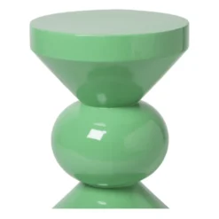 Bijzettafel diabolo - groen - ø33x50 cm