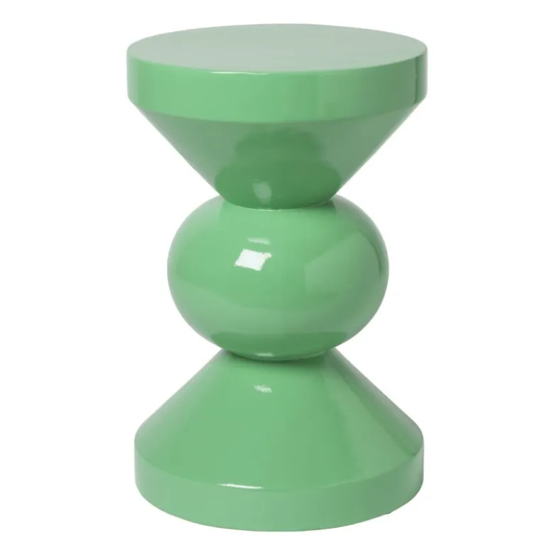Bijzettafel diabolo - groen - ø33x50 cm