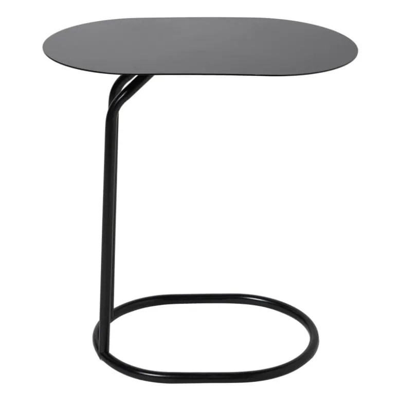 Bijzettafel Freddy - zwart - 49x45x28 cm