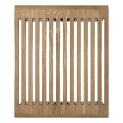 Bijzettafel Japandi groot - bruin - 40x42x35 cm