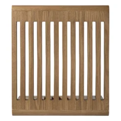 Bijzettafel Japandi klein - bruin - 34x34x29 cm