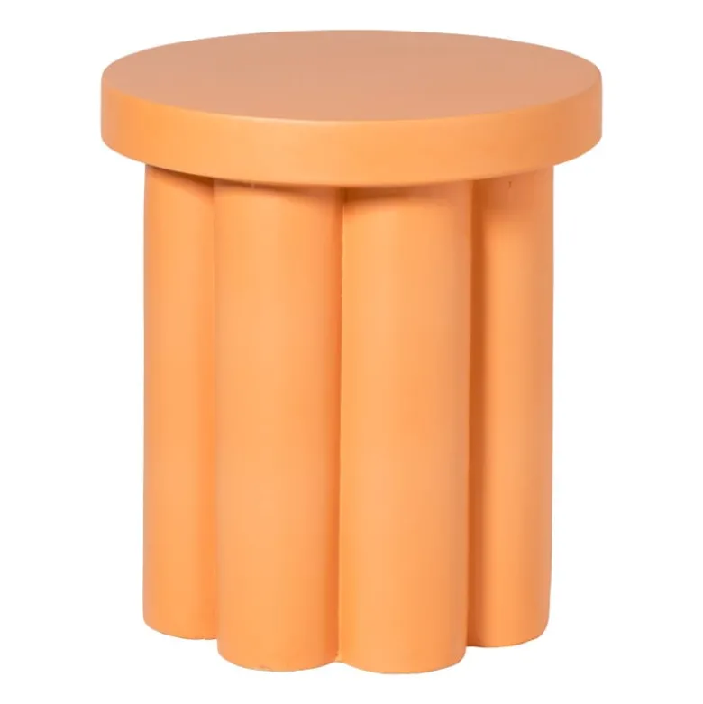 Bijzettafel Malmo - peach - ø40x45 cm
