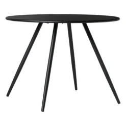 Bijzettafel Manolo laag- zwart - ø55x40 cm