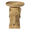 Bijzettafel olifant - rotan - 65x55x45 cm