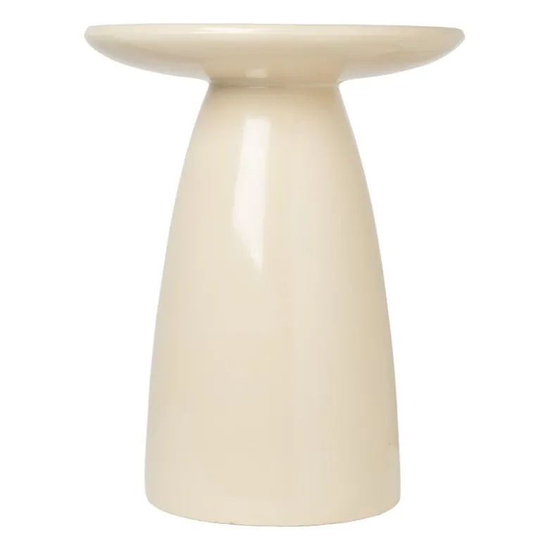 Bijzettafel Paris - beige - ø36x46 cm