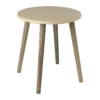 Bijzettafel Salvador - beige/bruin - ø36x41 cm