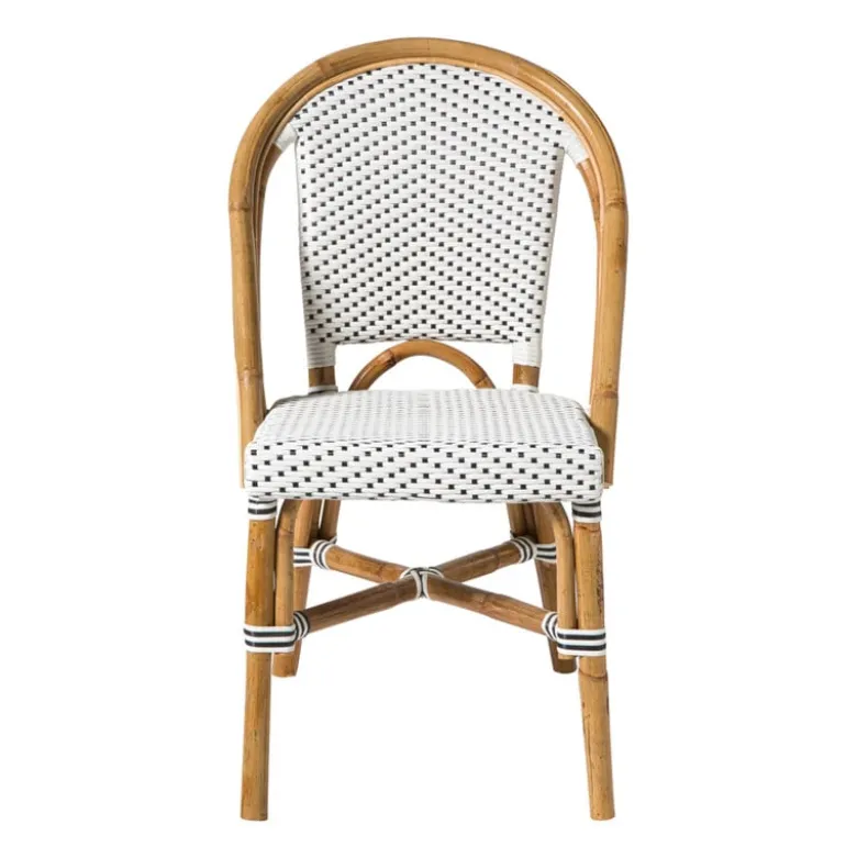 Bistrostoel Paris - zwart/wit - 87x57x48 cm