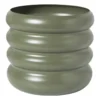 Bloempot bubbles groot - groen - ø19x18 cm