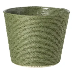 Bloempot mand groot - diverse varianten - ø13.5x11 cm