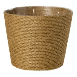 Bloempot mand groot - diverse varianten - ø13.5x11 cm