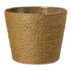 Bloempot mand klein - diverse varianten - ø12x9 cm