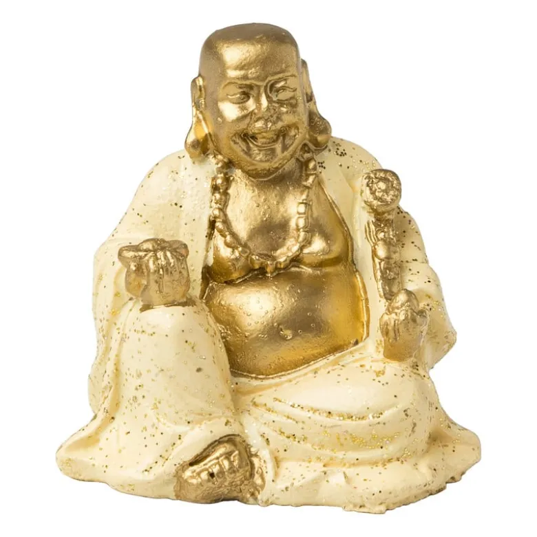 Boeddha mini - diverse varianten - goudkleurig
